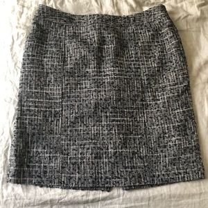 Woven Wool Skirt by Axcess